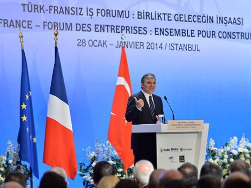 Cumhurbaşkanı Gül, Türk-Fransız İş Forumu’na Katıldı